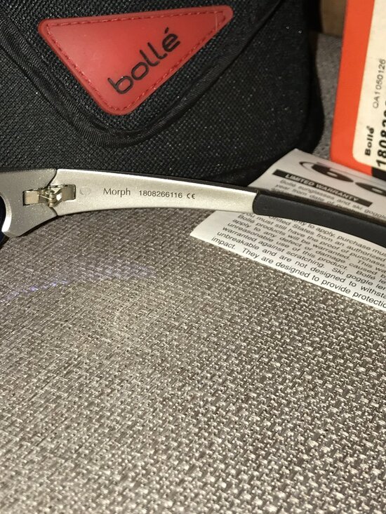 NOS Bollé Morph Sunglasses - Liquid Silver / Cobalt Polarized main image 10